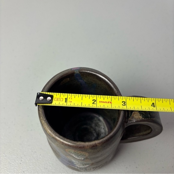 Handmade Pottery Coffee Tea Mug Signed "1992 MW" Amateur Not Symmetrical - Picture 12 of 12